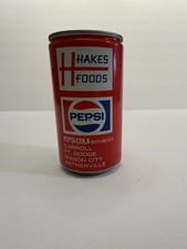 Vintage 1981 Pepsi Can Piggy Bank Tri-State Food Festival Hakes Food Iowa RARE