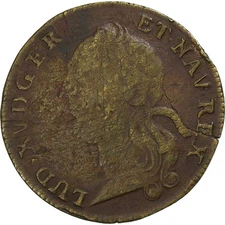 [#133193] Free imperial city of Nuremberg, Nuremberg token, Louis XV, Equestrian
