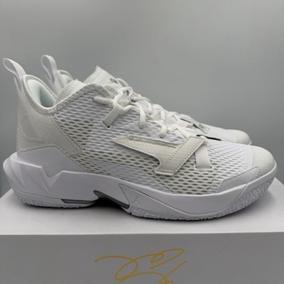 Nike Air Jordan Why Not Zer0.4 Triple White Basketball Shoe CQ4230