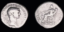 Trajan, AR Denarius - THE LITTLE BUSBY HOARD, UK 🔥 With Cert Of Authenticity