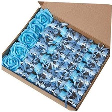 2 Dozens 3.5 Inch Feeding Bottle Candy Box with 5 24 Count Pack of 1 Blue
