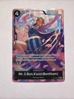 One Piece Mr.2.Bon.Kurei (Bentham) (Alt. Art) The Azure Sea's Seven OP14-091 SR
