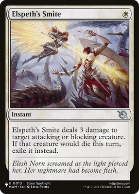 Elspeth's Smite Uncommon 0013 LIST The List Reprints NM
