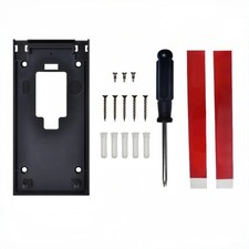 Doorbell Mounting Plate Holder Mount Bracket No Drill Adhesive Doorbell Mount