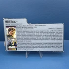 Vintage 1987 GI Joe MAVERICK File Card Hasbro ORIGINAL Vector Jet  Plane Pilot