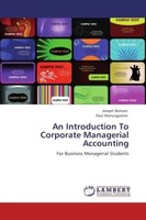 Joseph Bemani (U. A.) | An Introduction To Corporate Managerial Accounting