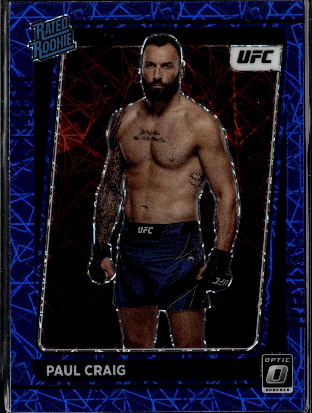 2022 Donruss Optic UFC #117 Paul Craig Blue Velocity