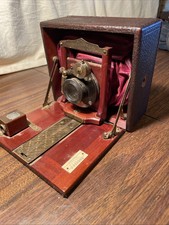 Rare Antique Ray Camera Co 1 Box Camera, Turn Of Century Early Camera Equipment