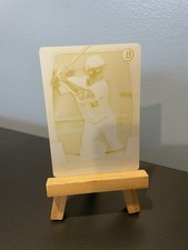 Kenta Bright 2023 Bowman NPB #114 Yellow Printing Plate 1/1 Dragons