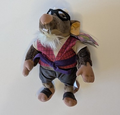 Teenage Mutant Ninja Turtles TMNT Splinter Plush 8  Mutant Mayhem Toy 2023 TMNT