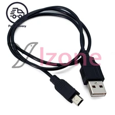 80cm Black 5Pin Mini USB Sync&Charger Cable Cord for MP3 MP4 PMP Media Player