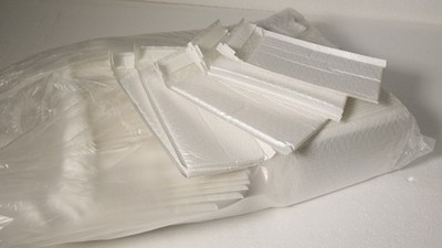 100 verdickte PE Luftpolster Versandtaschen, selbstklebender Beutel Antikollisionsschutz
