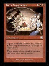 Kyren Negotiations LP Light Play Mercadian Masques MTG [8855]