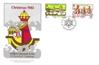 Isle of Man Comm/FDC - Christmas 1983 - 1983  (IOM234)