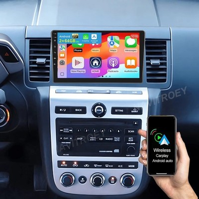 For Nissan Murano 2004-2008 Carplay Car Stereo Radio Android 15 GPS Navi 2G+64GB