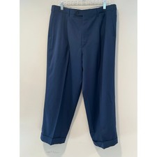 Brioni Cannes Navy Blue 100 Wool Super 120s 40R JL