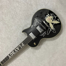 IN STOCK Les Paul electric guitar Playboy Inalys #1 0f 10 signed by Hugh Hefner