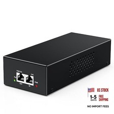 Gigabit PoE Injector 90W, 10/100/1000Mbps PoE  Injector Adapter, 90W Gigabit
