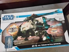Star Wars The Clone Wars AT-TE All Terrain Tactical Vehicle damaged box
