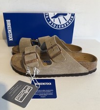 Birkenstock Arizona Taupe Sandale Softbed Velours  Gr. 40 41 & 44 Schmale Weite