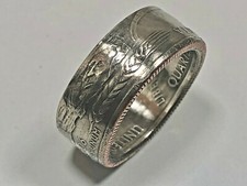 South Dakota Coin Ring USA State Quarter 25 Cents Handmade Custom Jewelry