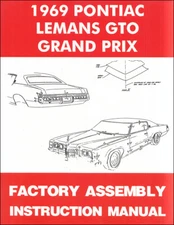 1969 Pontiac BOUND Assembly Manual 69 GTO Judge Tempest Grand Prix LeMans Safari