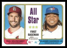 2023 Topps Heritage #332 Vladimir Guerrero Jr./Paul Goldschmidt NM-MT A ID:73419