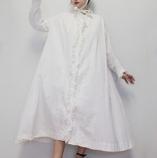 Antique Edwardian Vintage 1800s Nightgown and Matching Bonnet Set