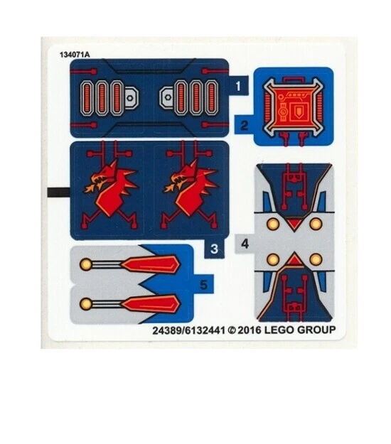 LEGO NEXO KNIGHTS LEGO (R) наклейки