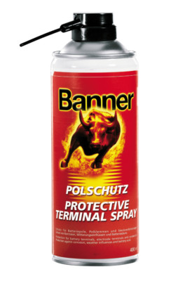 Banner Polschutzspray 400ml Batterie-Pol-Schutz Spray Batteriepolschutz Polspray