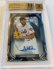 2018 Topps High Tek Amed Rosario Portraitek Black #41/50 BGS 9.5/10 Star Rookie!