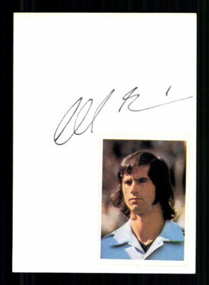 Gerd Müller FC Bayern Munich original signed + A 244561