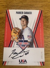 2019 USA Baseball Stars And Strips Auto Parker Caracci 49/499