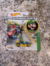 Hot Wheels Nintendo MarioKart LUIGI MACH 8 KART New Sealed!