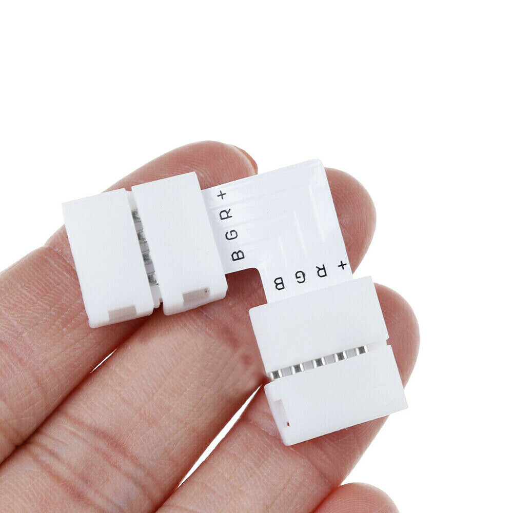 20PCS 10mm 5050 RGB LED Strip Light Corner Connector Adapter 90° Joint LD1278 AU eBay