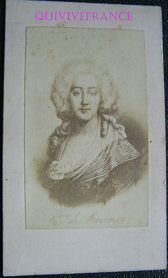 PCV526 - FOTO CDV Die Gräfin von PROVENCE nach einer Zeichnung