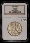 1946-D 50c Walking Liberty Half Dollar - Light Toning - NGC MS 65 - SKU-X4875