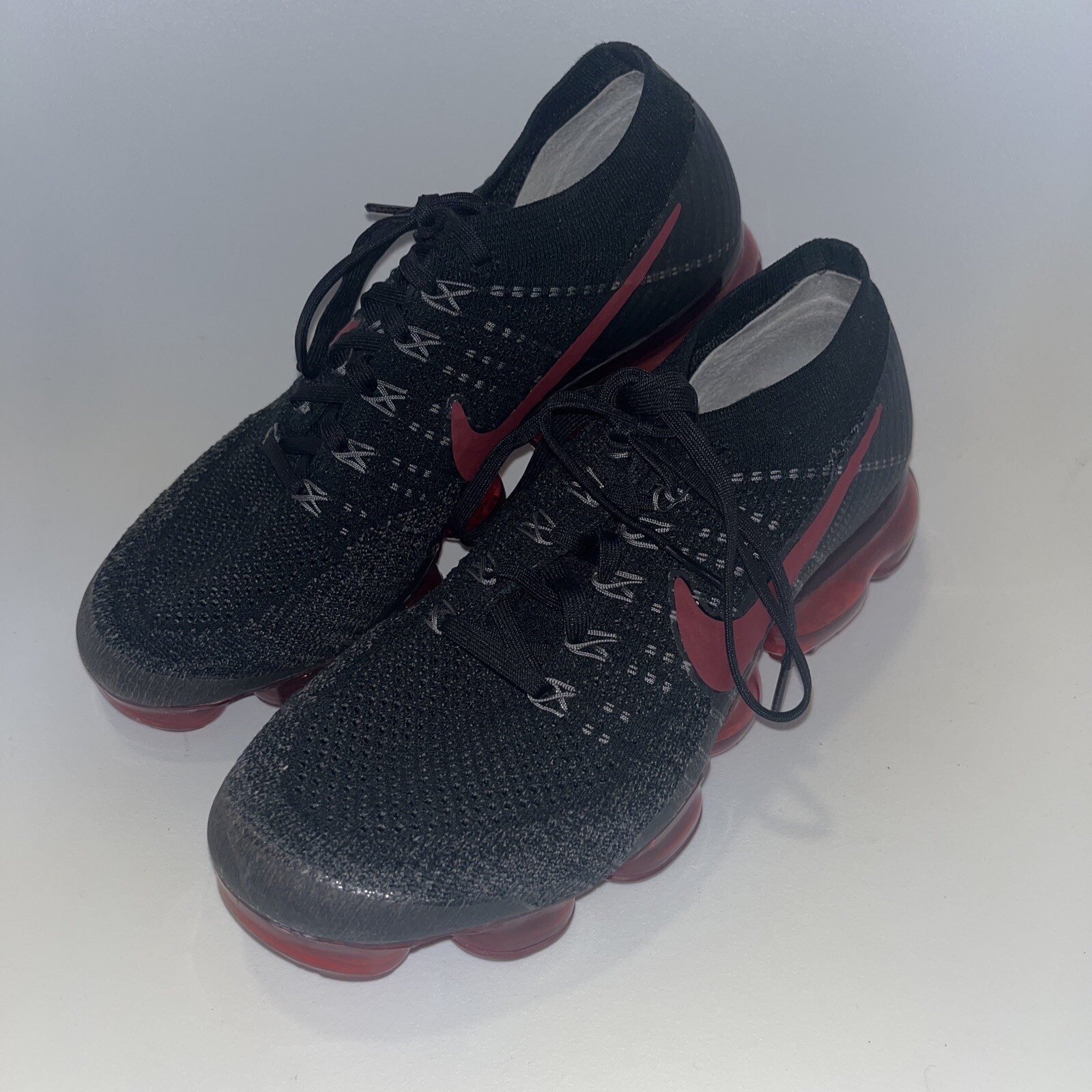 Size US 8 | UK 7 | EU 41 | CM 26 - Nike Air VaporMax Black/ Red team Bred  2017 | eBay