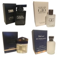 Mens Aftershave Miniature Mini Gift Travel X4 Armani Lagerfeld Boucheron Weekend Mens Aftershave Miniature Mini Gift Travel X4 Armani Lagerfeld Boucheron Weekend