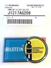 Genuine SUBARU BILSTEIN Logo Emblem Silver Frame J1217AG209 LEGACY JDM NEW!