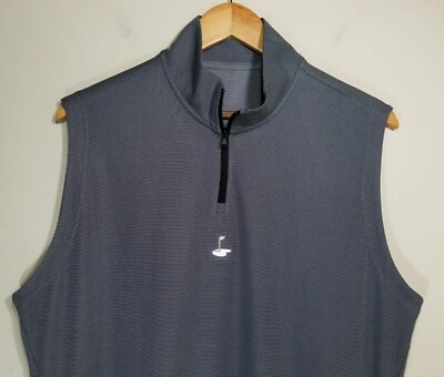 【New】Deuxieme Classe Sleeveless Pullover Fabletics The Fairway 1/4 Zip Vest Pullover Gray Lightweight