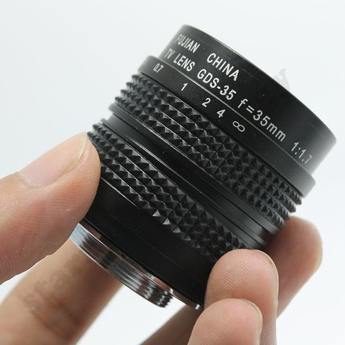Fujian 35mm f/1.7 CCTV C-mount Movie Lens for m4/3 MFT Mount Camera G1 G2 G3 G10 - Picture 6 of 8