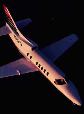 1989 Vintage Print Gulfstream Aerospace Peregrine Airplane Air Plane Aircraft