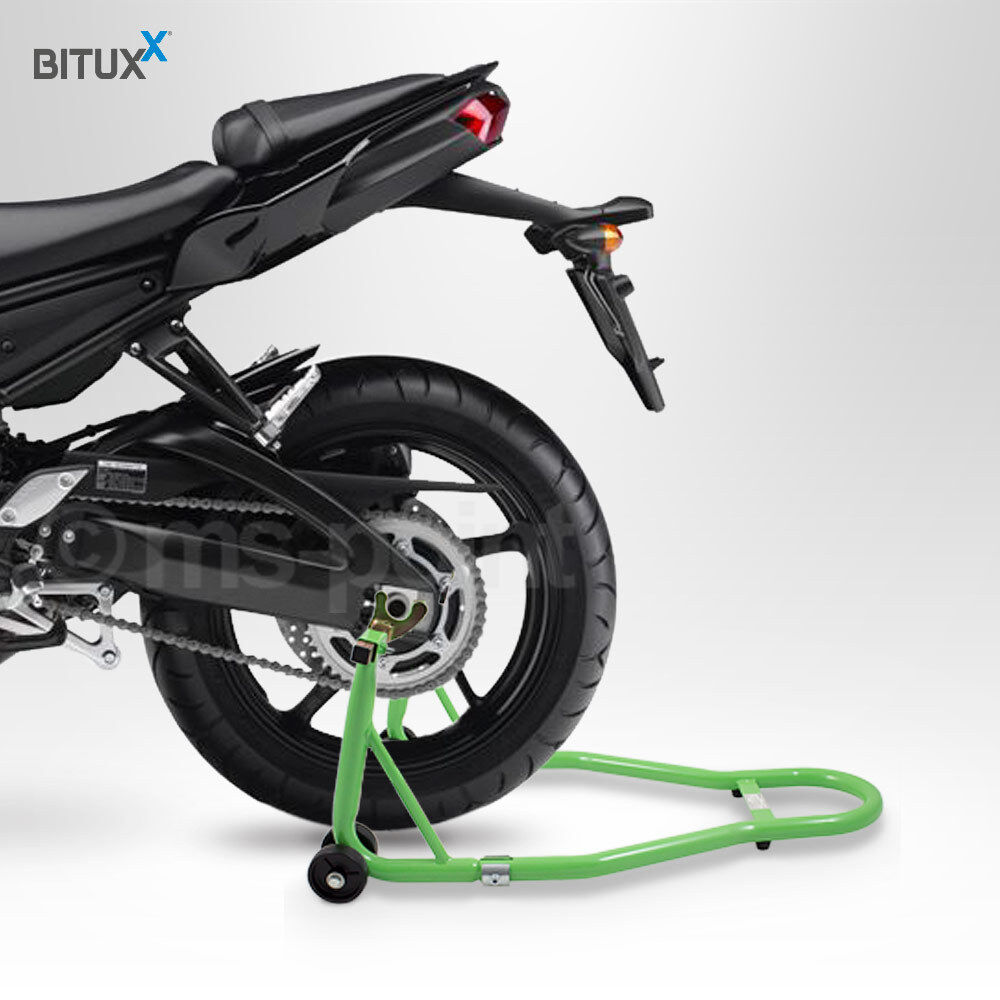 Bituxx Motorradständer SET hinten & vorn Montageständer Transportständer  Grün