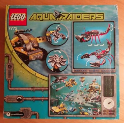 LEGO Aqua Raiders (7772) Deep Sea Submarine, Tiefsee U-Boot, Hummer, Wasser