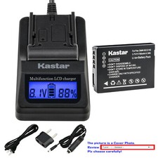 Kastar Battery LCD Fast Charger for Original Panasonic DMW-BCG10 BCG10GK BCG10PP