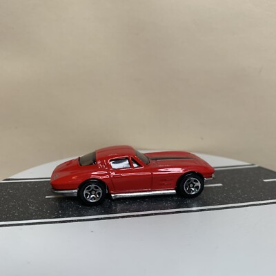 2014 Hot Wheels #223 HW Workshop Then and Now '64 Corvette Sting Ray Red w/5sp
