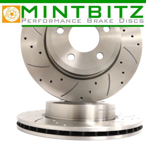 LEXUS LS460 4.6 XF40 10/2006-04/2010 FRONT BRAKE DISCS DRILLED GROOVED - 334mm - Picture 4 of 5
