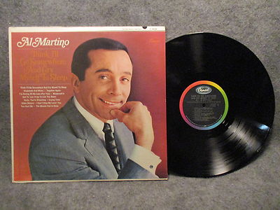33 RPM LP Record Al Martino Think Ill Go Somewhere Capitol Records Mono T 2528
