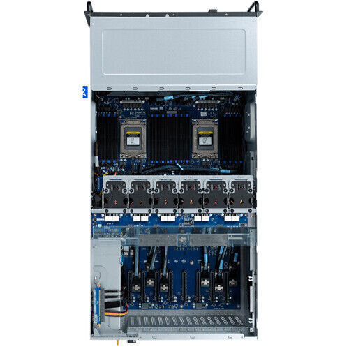 GIGABYTE G482-Z52 4U Rack AI Training Server Support EPYC 7002/7003 CPU 8XGPU - Photo 4/8